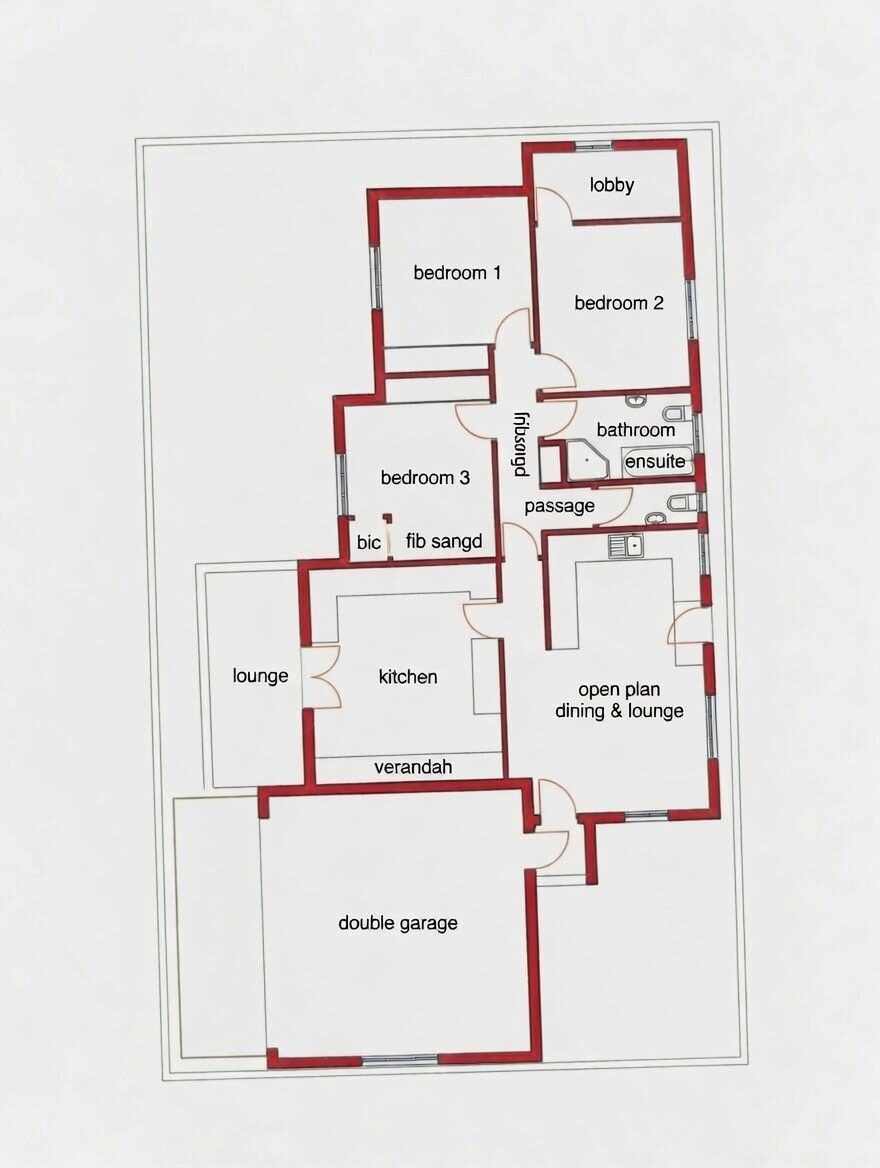 Double Garage 2 floor plan