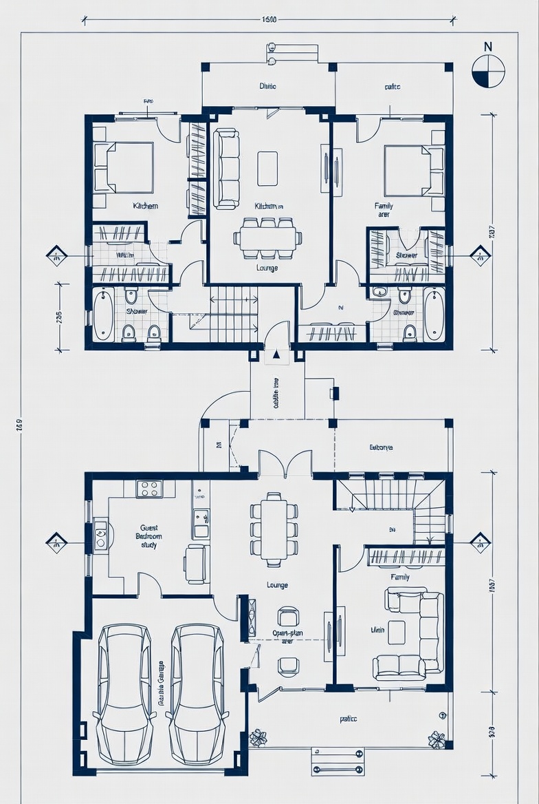 Double Storey floor plan