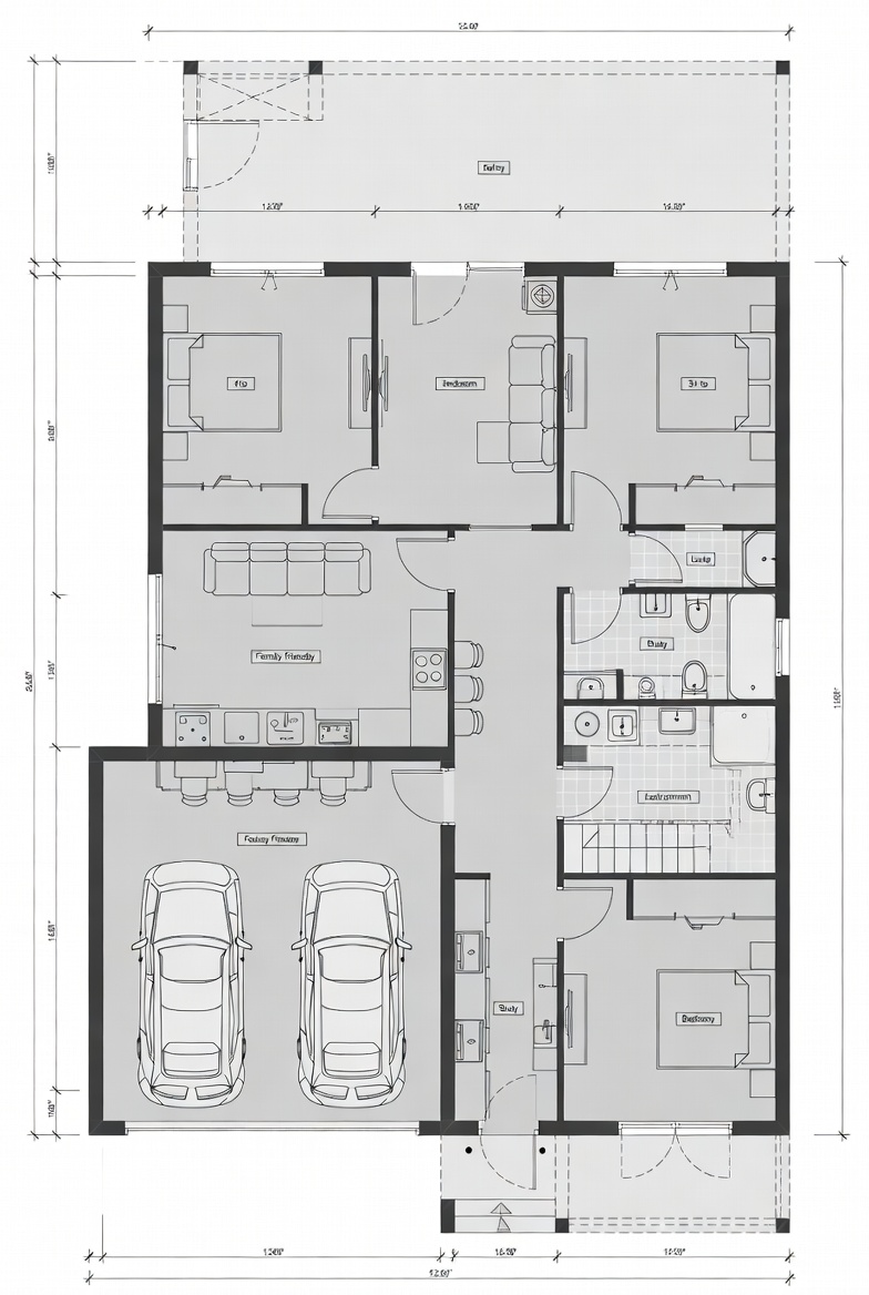 Single Garage floor plan